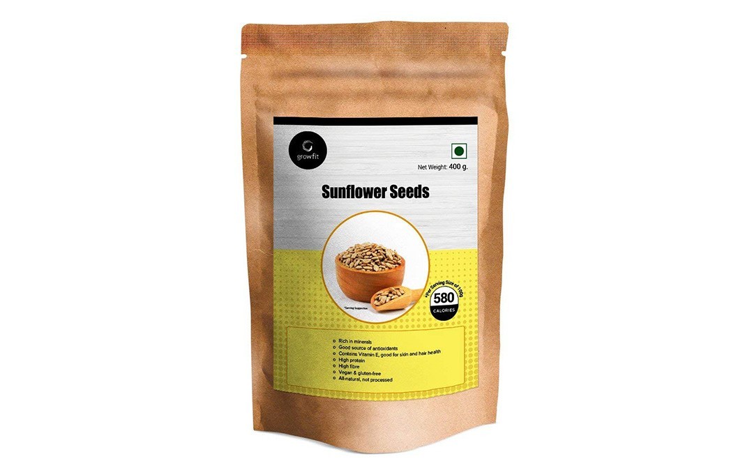 Grow Fit Sunflower Seeds    Pack  400 grams